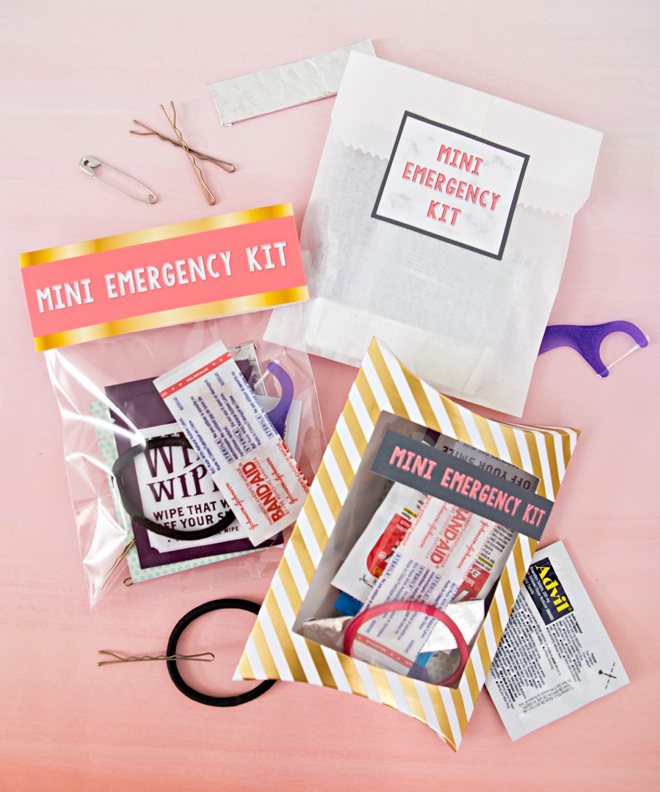 Mini-Emergency Kit Tags, 3 Styles – Something Turquoise Digital Craft File  Shop