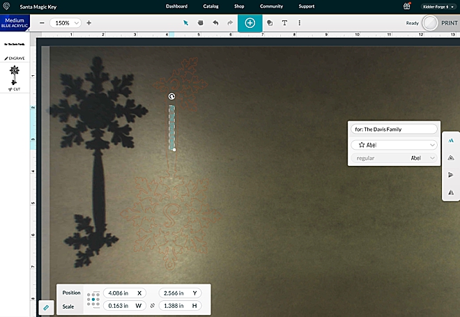 Santa's Magic Key .SVG File, Glowforge Ready – Something Turquoise Digital  Craft File Shop