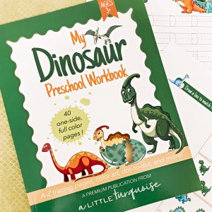 Printable Dinosaur Preschool Workbook