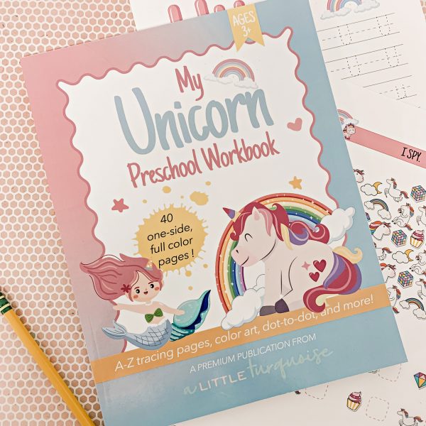 Printable Unicorn Preschool Workbook